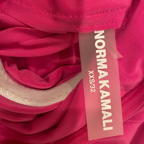 Orchid Pink Norma Kamali strapless fishtale gown - Picture 8 of 8